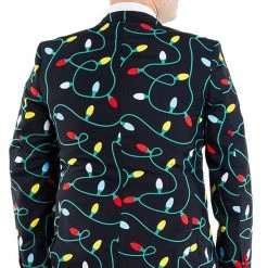 Tipsy Elves Tangle Wrangler Big And Tall Blazer W/ Tie Men