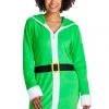 Tipsy Elves Women's Little Helper Fleece Cozy Dress