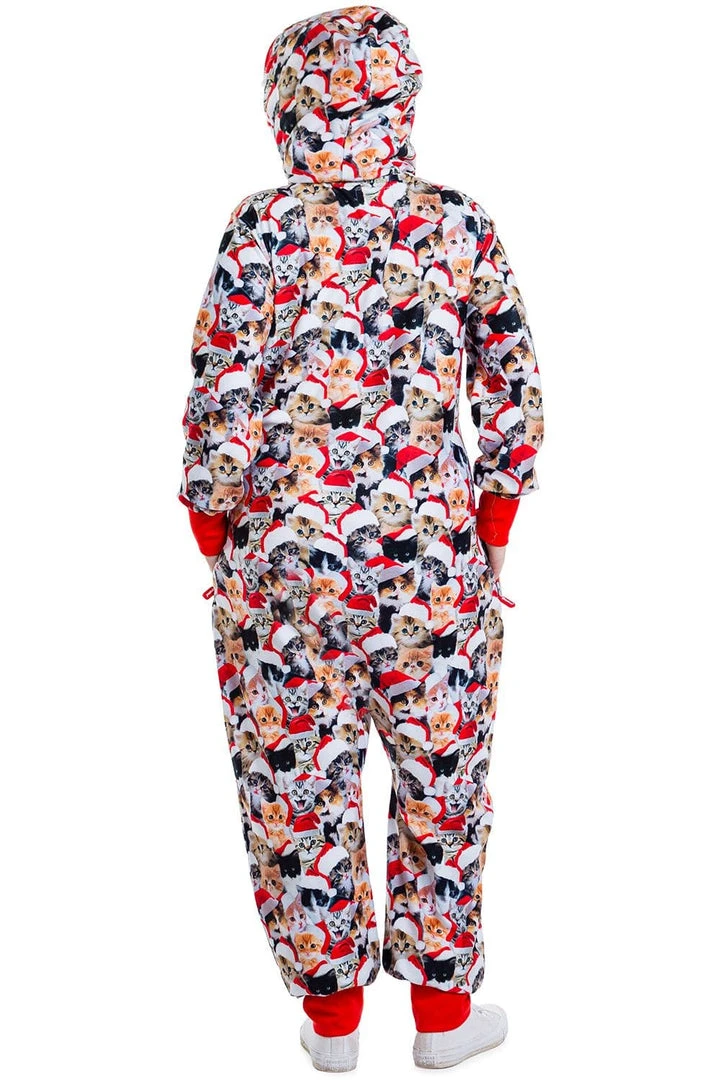 Tipsy Elves Women's Meowy Catmus Plus Size Jumpsuit 4 Tipsy Elves Women's Meowy Catmus Plus Size Jumpsuit