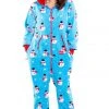 Tipsy Elves Women's Snowman Is An Island Plus Size Jumpsuit