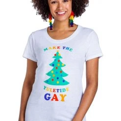Tipsy Elves Women's Yule Tide Gay Tee