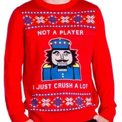 Tipsy Elves Men's I Just Crush A Lot Ugly Christmas Sweater