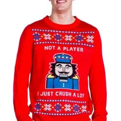 Tipsy Elves Men's I Just Crush A Lot Ugly Christmas Sweater 8 Tipsy Elves Men's I Just Crush A Lot Ugly Christmas Sweater