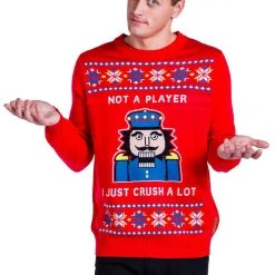 Tipsy Elves Men's I Just Crush A Lot Ugly Christmas Sweater 9 Tipsy Elves Men's I Just Crush A Lot Ugly Christmas Sweater