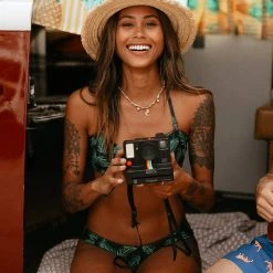 Tipsy Elves Women's Palm Princess Bikini Bottom 15 Tipsy Elves Women's Palm Princess Bikini Bottom