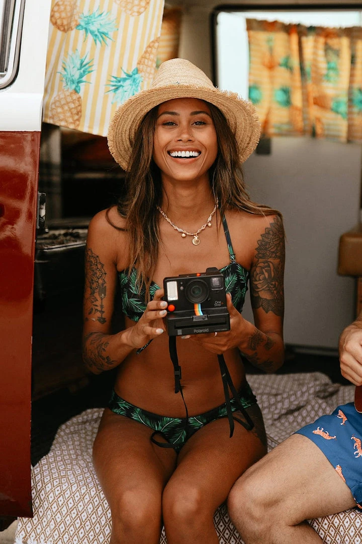 Tipsy Elves Women's Palm Princess Bikini Bottom 7 Tipsy Elves Women's Palm Princess Bikini Bottom