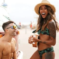 Tipsy Elves Women's Palm Princess Bikini Bottom 13 Tipsy Elves Women's Palm Princess Bikini Bottom