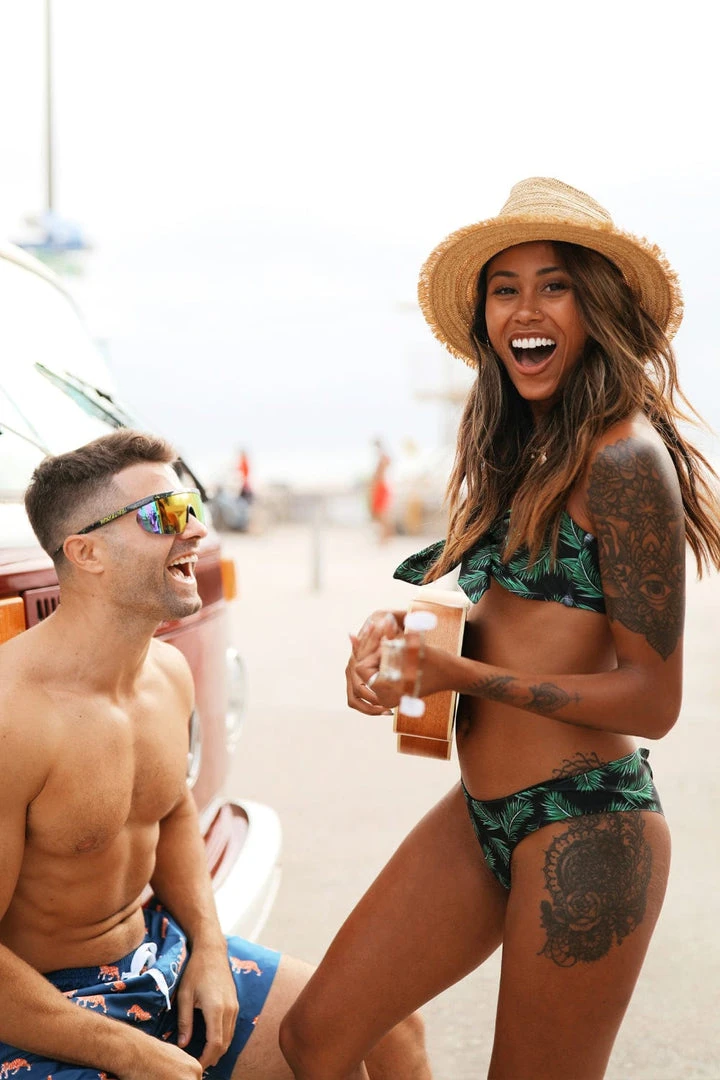 Tipsy Elves Women's Palm Princess Bikini Bottom 5 Tipsy Elves Women's Palm Princess Bikini Bottom