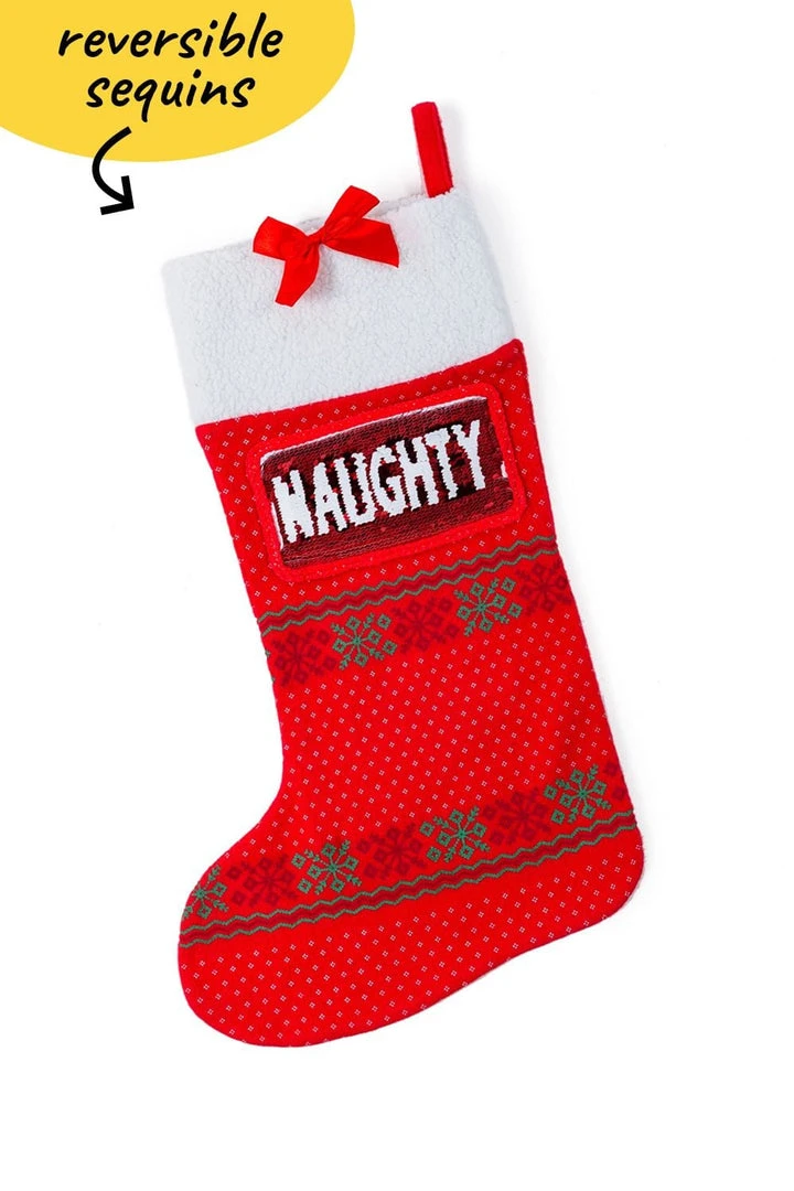 Tipsy Elves Naughty Or Nice Stocking Holidays & Occasions 3 Tipsy Elves Naughty Or Nice Stocking Holidays & Occasions
