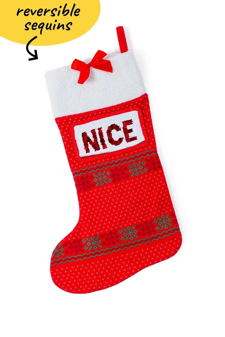 Tipsy Elves Naughty Or Nice Stocking Holidays & Occasions 4 Tipsy Elves Naughty Or Nice Stocking Holidays & Occasions