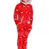 Tipsy Elves Kids & Baby Boy's / Girl's Red Fair Isle Jumpsuit