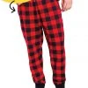 Tipsy Elves Men's Lumberjack Jogger Sweatpants