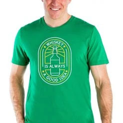 Tipsy Elves Men's Whiskey Is Always A Good Idea Tee