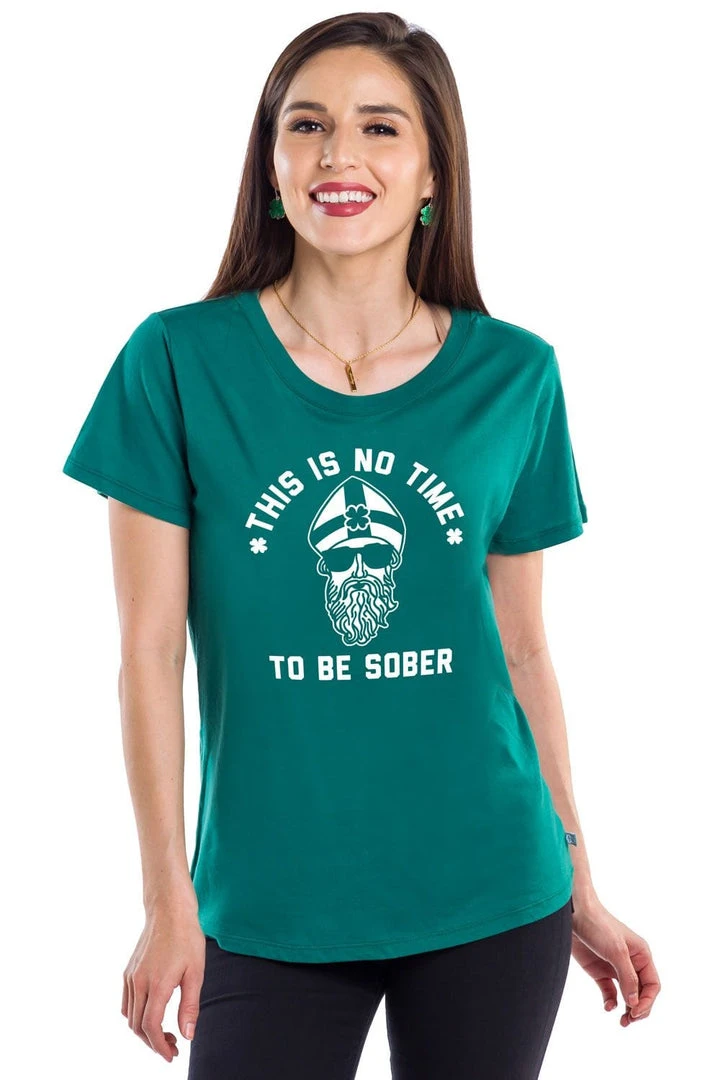 Tipsy Elves Women's This Is No Time To Be Sober Tee 5 Tipsy Elves Women's This Is No Time To Be Sober Tee