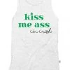 Tipsy Elves Women's Kiss Me Ass I'm Irish Tank Top 2 Tipsy Elves Women's Kiss Me Ass I'm Irish Tank Top