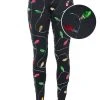 Tipsy Elves Women Christmas Lights Leggings 2 Tipsy Elves Women Christmas Lights Leggings
