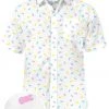 Tipsy Elves Men’s Pastel Bunnies Button Down Shirt