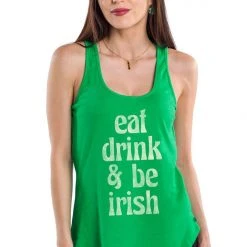 Tipsy Elves Women's Eat Drink And Be Irish Tank Top 5 Tipsy Elves Women's Eat Drink And Be Irish Tank Top