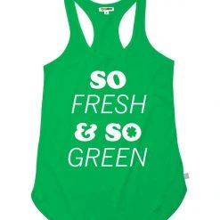 Tipsy Elves Women's So Fresh And So Green Tank Top