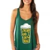 Tipsy Elves Women's I Drink And I Know Things Tank Top 2 Tipsy Elves Women's I Drink And I Know Things Tank Top