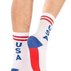 Tipsy Elves Men's Retro USA Socks Patriotic