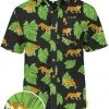 Tipsy Elves Men's King Of Tigers Hawaiian Shirt