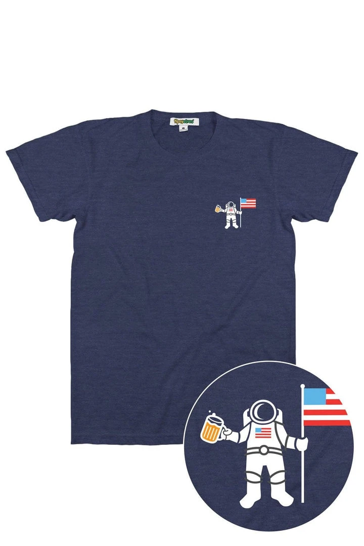 Tipsy Elves Men's Moon Brewski Tee 3 Tipsy Elves Men's Moon Brewski Tee