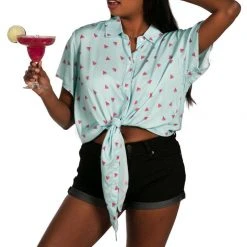 Tipsy Elves Spring Women's Watermelon Hawaiian Shirt