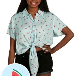 Tipsy Elves Spring Women's Watermelon Hawaiian Shirt
