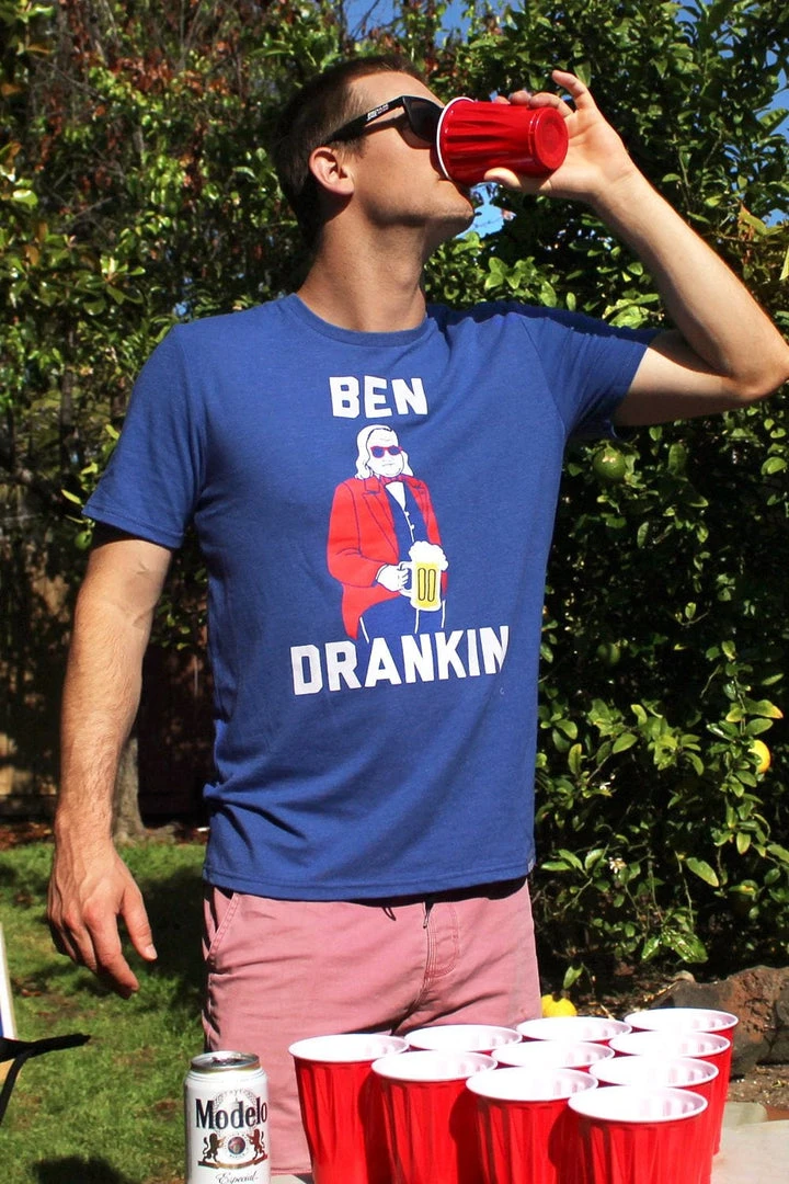 Tipsy Elves Men's Ben Drankin' Tee 4 Tipsy Elves Men's Ben Drankin' Tee