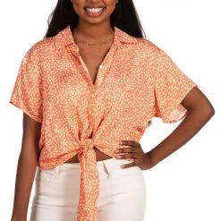 Tipsy Elves Spring Women's Coral Reef Hawaiian Shirt 8 Tipsy Elves Spring Women's Coral Reef Hawaiian Shirt
