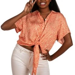 Tipsy Elves Spring Women's Coral Reef Hawaiian Shirt 10 Tipsy Elves Spring Women's Coral Reef Hawaiian Shirt