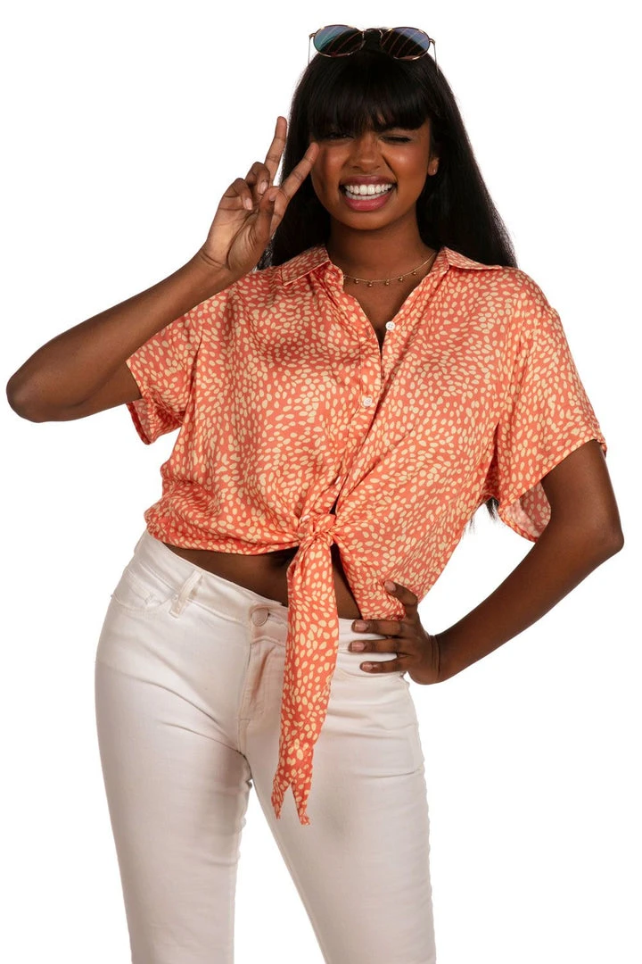 Tipsy Elves Spring Women's Coral Reef Hawaiian Shirt 6 Tipsy Elves Spring Women's Coral Reef Hawaiian Shirt