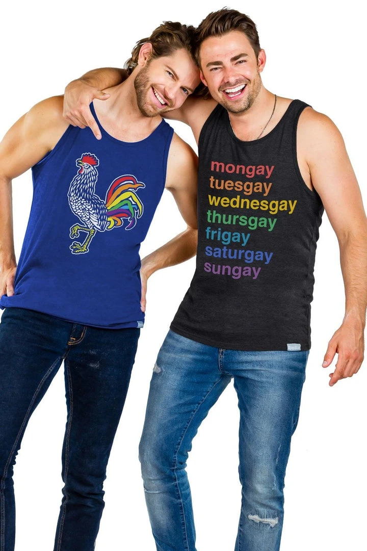 Tipsy Elves Feelin' Cocky Tank Top - Men's Cut 4 Tipsy Elves Feelin' Cocky Tank Top - Men's Cut