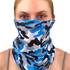 Tipsy Elves Blue Camo Ski Face Cover