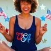 Tipsy Elves Women's USA The Beautiful Tank Top