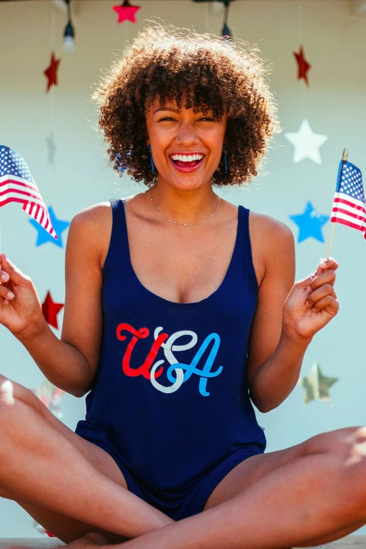 Tipsy Elves Women's USA The Beautiful Tank Top 3 Tipsy Elves Women's USA The Beautiful Tank Top