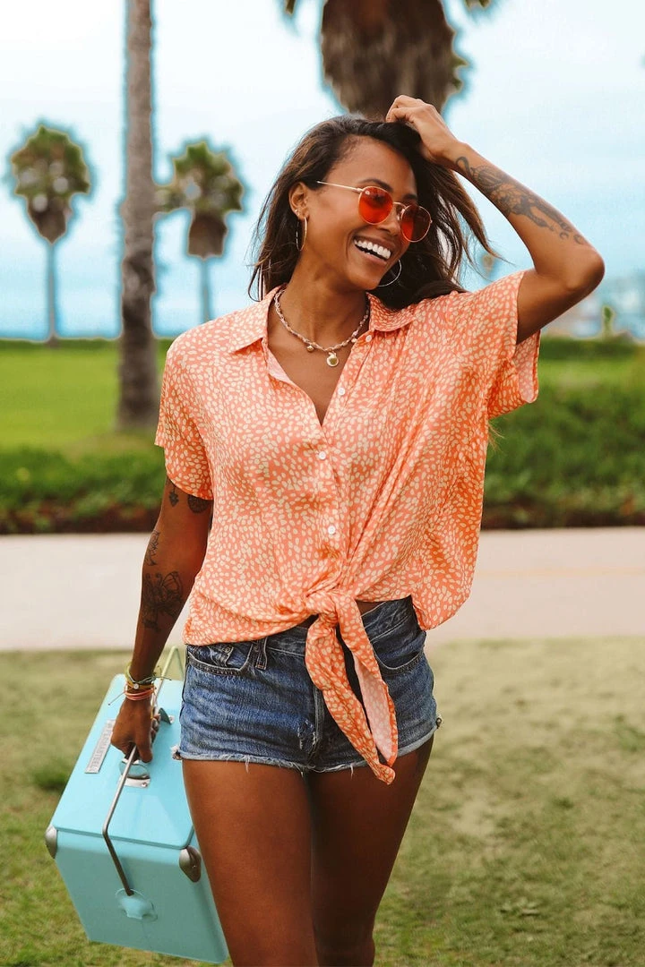 Tipsy Elves Spring Women's Coral Reef Hawaiian Shirt 7 Tipsy Elves Spring Women's Coral Reef Hawaiian Shirt