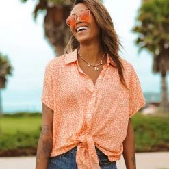 Tipsy Elves Spring Women's Coral Reef Hawaiian Shirt