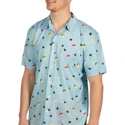 Tipsy Elves Men's Sushi Hawaiian Shirt