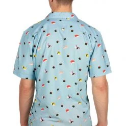 Tipsy Elves Men's Sushi Hawaiian Shirt