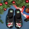 Tipsy Elves Men's Santa Unicorn Reef Slippers 1 Tipsy Elves Men's Santa Unicorn Reef Slippers