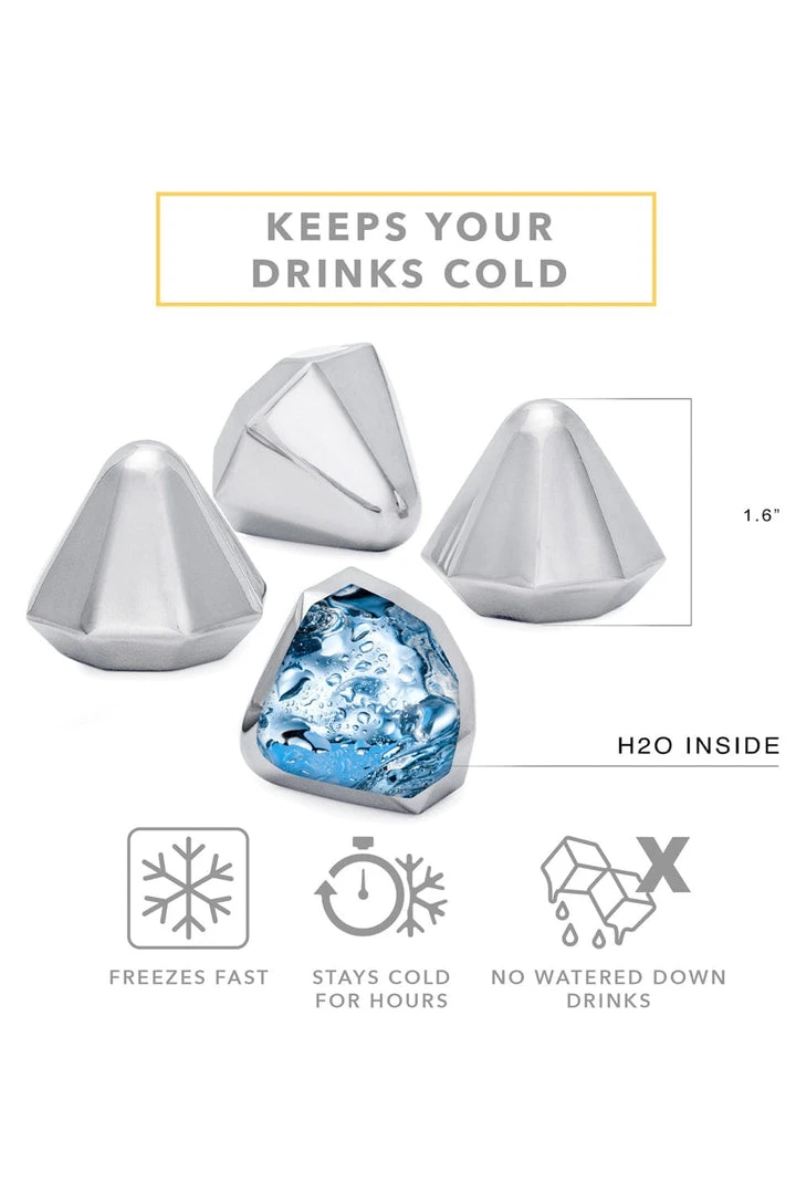 Tipsy Elves Diamond Whiskey Stones Holidays & Occasions 8 Tipsy Elves Diamond Whiskey Stones Holidays & Occasions