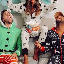 Tipsy Elves Women's Beary Christmas Jumpsuit 9 Tipsy Elves Women's Beary Christmas Jumpsuit