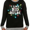 Tipsy Elves Men's I Like Big Bulbs Light Up Ugly Christmas Sweater