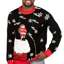 Tipsy Elves Light Up Candy Cane Necklace 9 Tipsy Elves Light Up Candy Cane Necklace