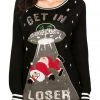 Tipsy Elves Women's UF Oh No Santa Ugly Christmas Sweater