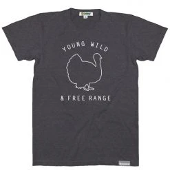 Tipsy Elves Men's Young, Wild, And Free Range Tee