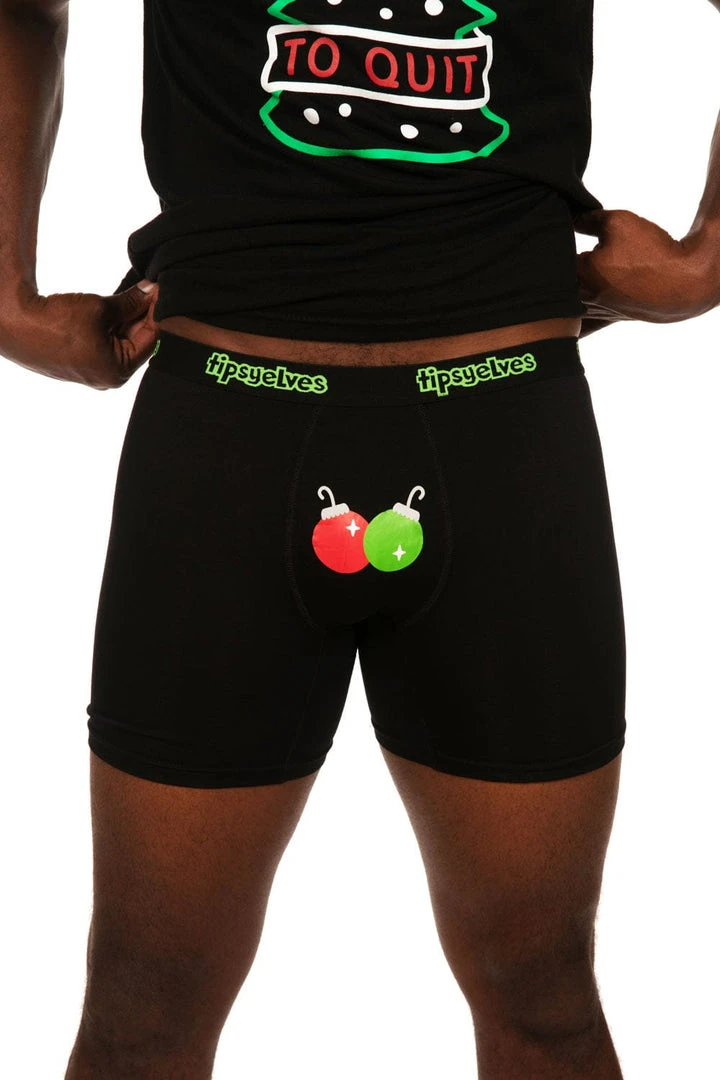Tipsy Elves Men's Jingle Bells Boxer Briefs 5 Tipsy Elves Men's Jingle Bells Boxer Briefs
