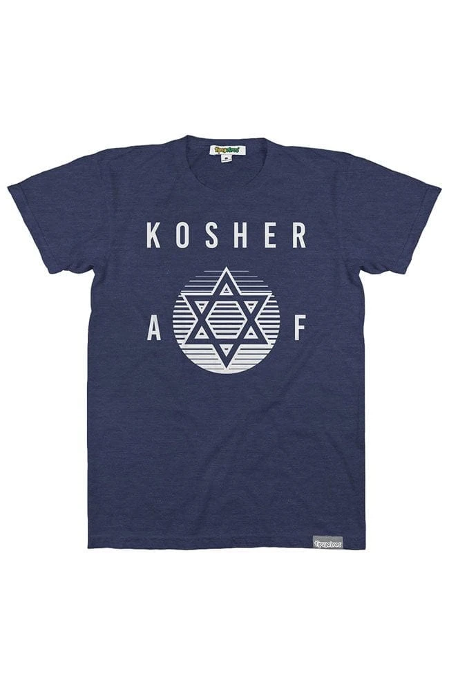 Tipsy Elves Men's Kosher AF Tee 3 Tipsy Elves Men's Kosher AF Tee